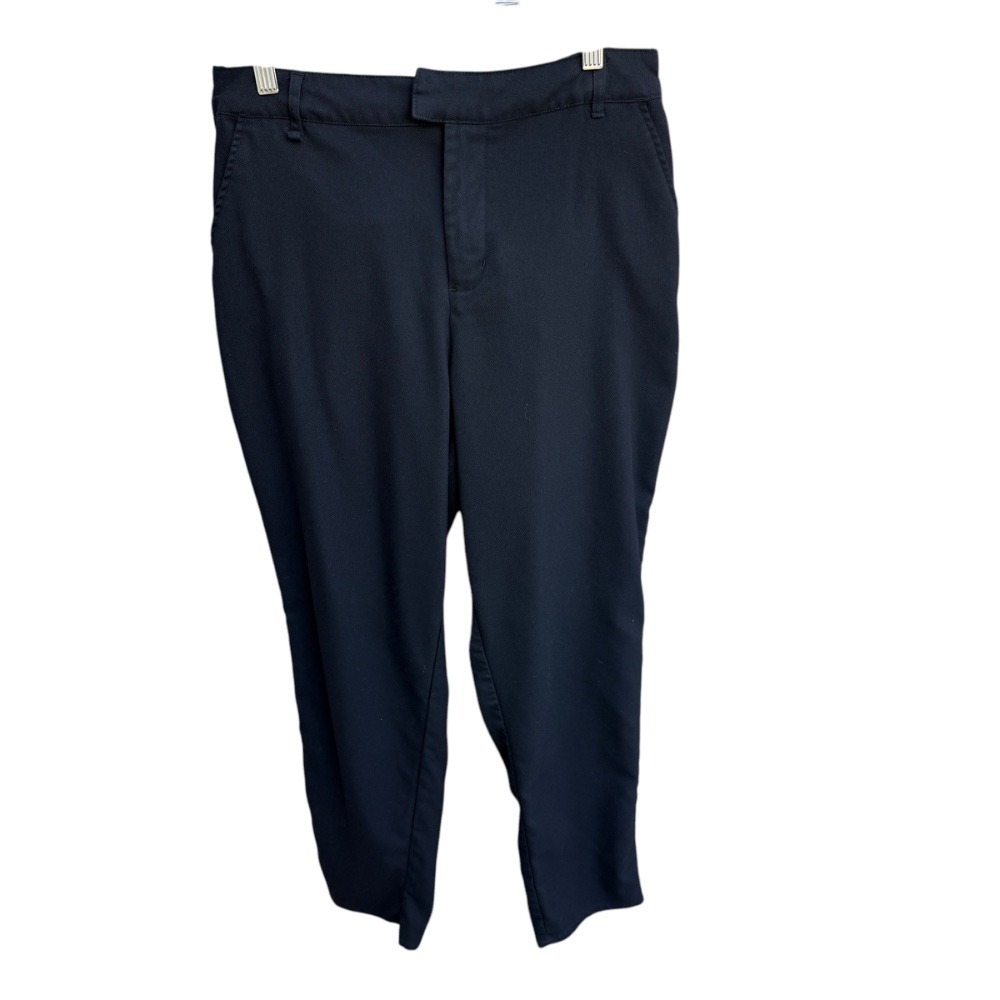 Hot Topic Cropped Pants Elastic Waist Casual Career Black XL